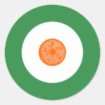 Irish Mod Round Sticker 2