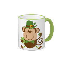 Irish Monkey mugs