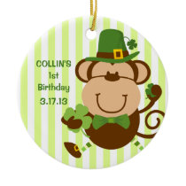 Irish Monkey ornaments