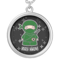 Irish Ninja! Multi Shuriken Ninjadorables Necklace