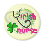 Irish Nurse Artsy Heart Gifts magnets