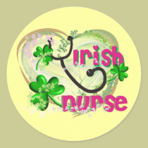 Irish Nurse T-Shirts and Gifts stickers