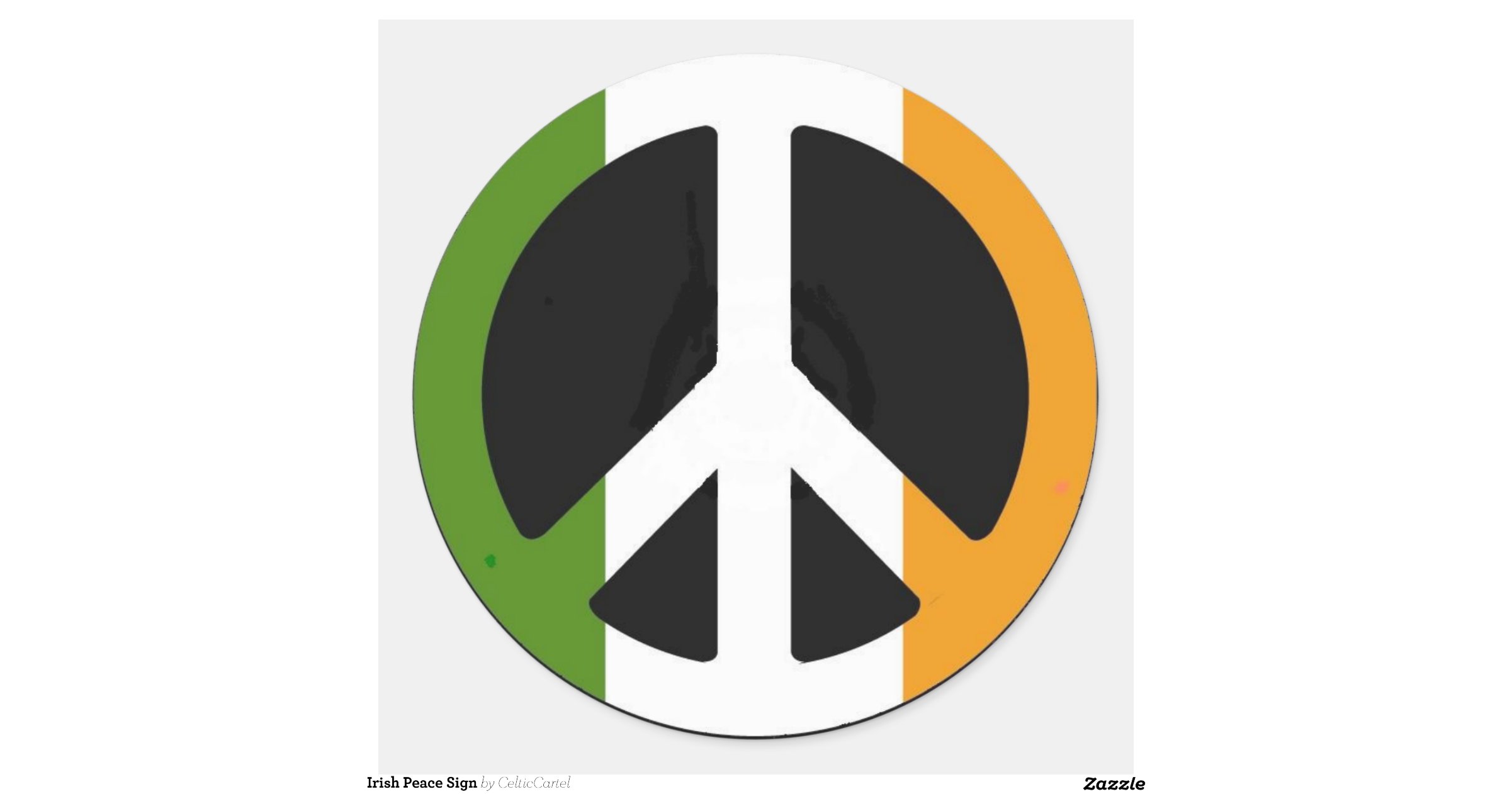 irish-peace-sign-round-sticker-zazzle