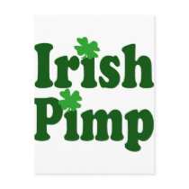 Irish Pimp Post Card