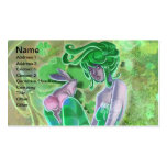 Irish Pinup Lady Business Card