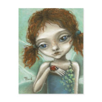 Irish Pixie Post Card