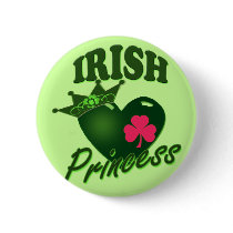 Irish Princess Pinback Button