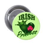 Irish Princess Pinback Button