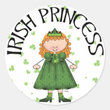 Irish Princess Stickers