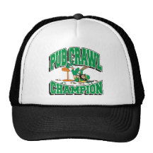 Irish Pub Crawl Champion Gift Hat