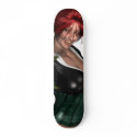 "Irish Rose" Sexy Girl Custom Skateboard Deck