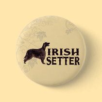 Irish Setter buttons