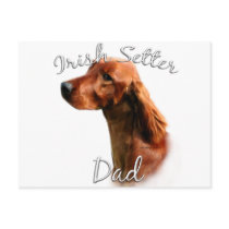 Irish Setter Dad 2 Postcard
