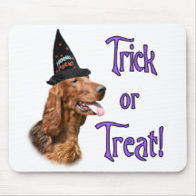 Irish Setter Trick Mouse Pads