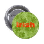 Irish Shamrock Button