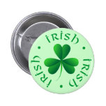Irish Shamrock Button buttons