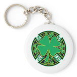 Irish Shamrock Cross Key Chains