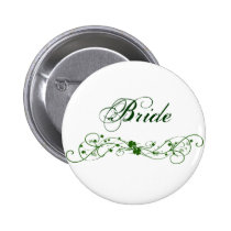 Irish Shamrock design buttons