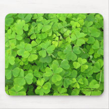 Irish Shamrock Mousepad