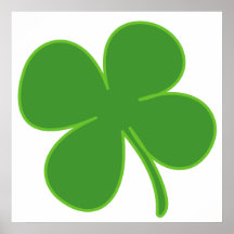 Irish Shamrock Posters