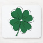 Irish Shamrock & St. Patrick's Day Mouse Pad