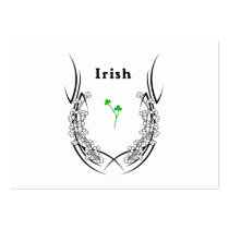 Irish Shamrock Tattoo Business Cards