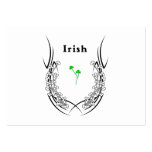 Irish Shamrock Tattoo business cards