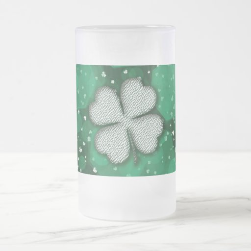 Irish shamrocks beer stein, mugs & cups