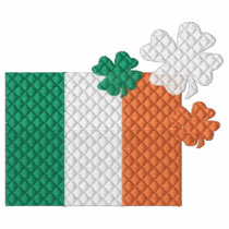 Irish Shamrocks Embroidered Polo Shirt