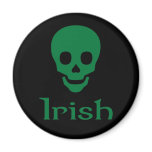 Irish Skull Fridge Magnet