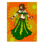 Irish Spring Belly Dancer Postcard