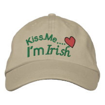 Irish St. Pat. Hat Embroidered Baseball Caps