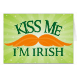 Irish-Stache Greeting Cards
