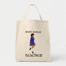 Irish Step Dance Teacher - Blue Canvas Bag