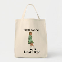 Irish Step Dance Teacher - Green Canvas Bags