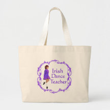 Irish Step Dance Teacher - Purple Canvas Bag