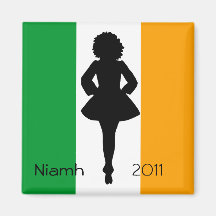 Irish Step Dancer Refrigerator Magnet