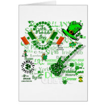 Irish Suprise Artwork St Pats Day Greeting Card