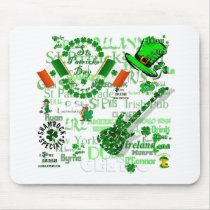 Irish Suprise Artwork St Pats Day Mouse Pads