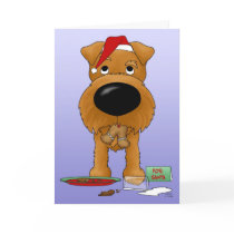 Irish Terrier Christmas Cards