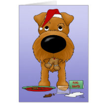 Irish Terrier Christmas Cards