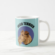Irish terrier coffee mugs