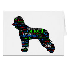 Irish Water Spaniel Card