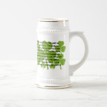 Irish  Wedding Blessing - Long Mug