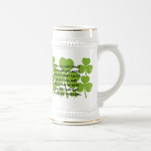 Irish  Wedding Blessing Mugs