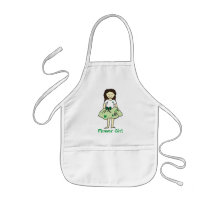 Irish Wedding Flower Girl Gifts Apron