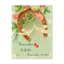 Irish Wedding Save the Date Post Card