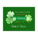Irish Wedding Save the Date Postcard