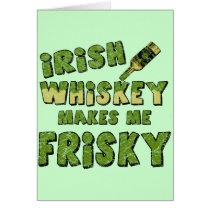 Irish Whiskey T-shirts and Gifts Greeting Cards