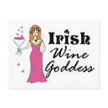 "Irish Wine Goddess" St. Patrick's Day Post Cards